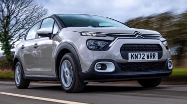 Citroen C3 Origin спереди в движении